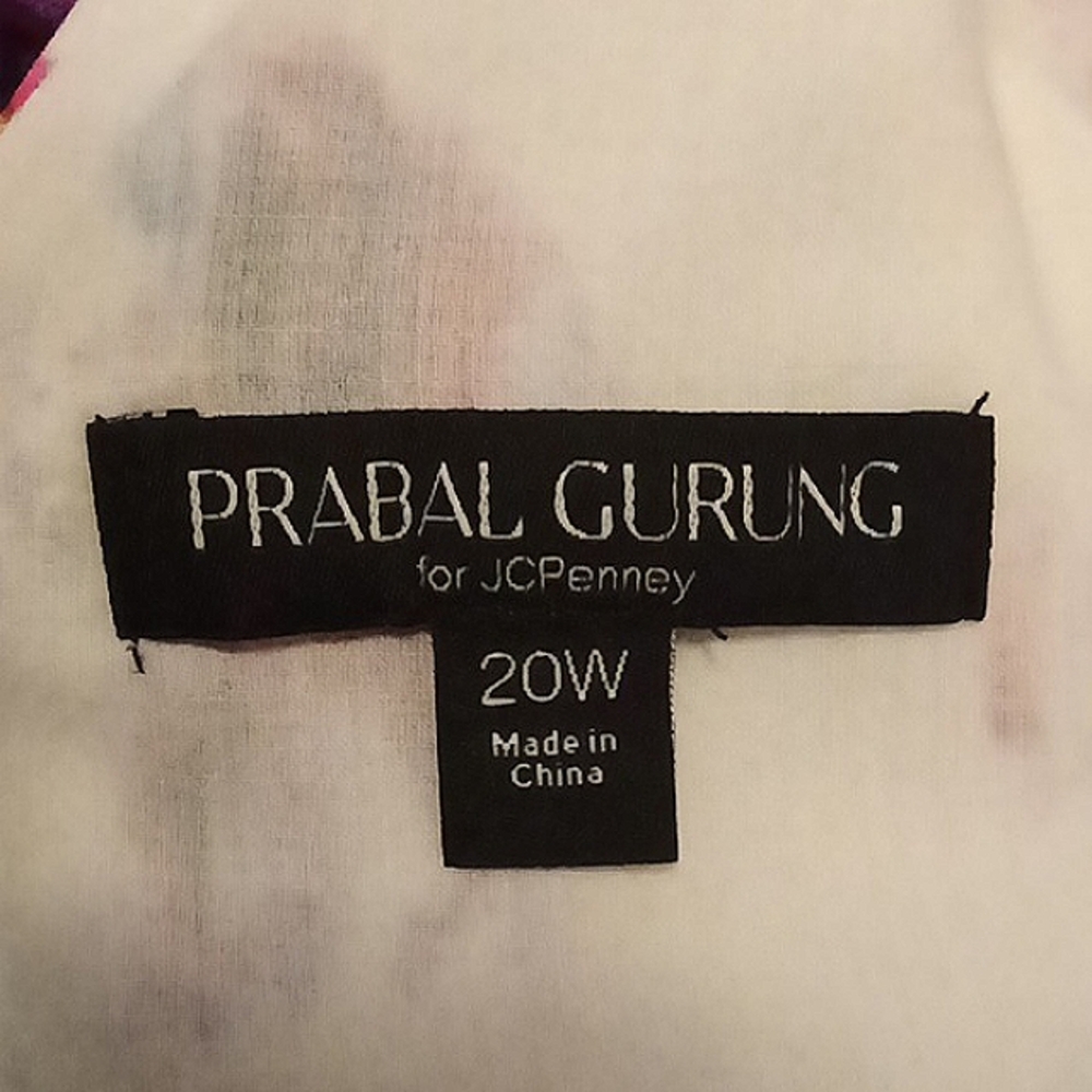 Prabal Gurung Floral Sleeveless Midi Dress - Picture 5 of 6